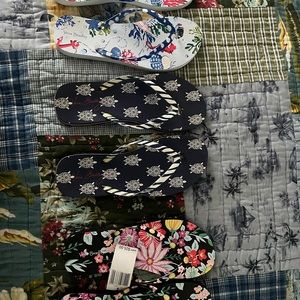 Vera Bradley flip flops assorted colors